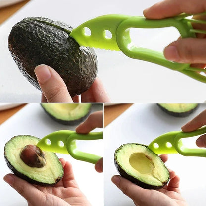 Creative avocado cutter