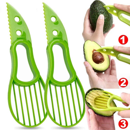 Creative avocado cutter